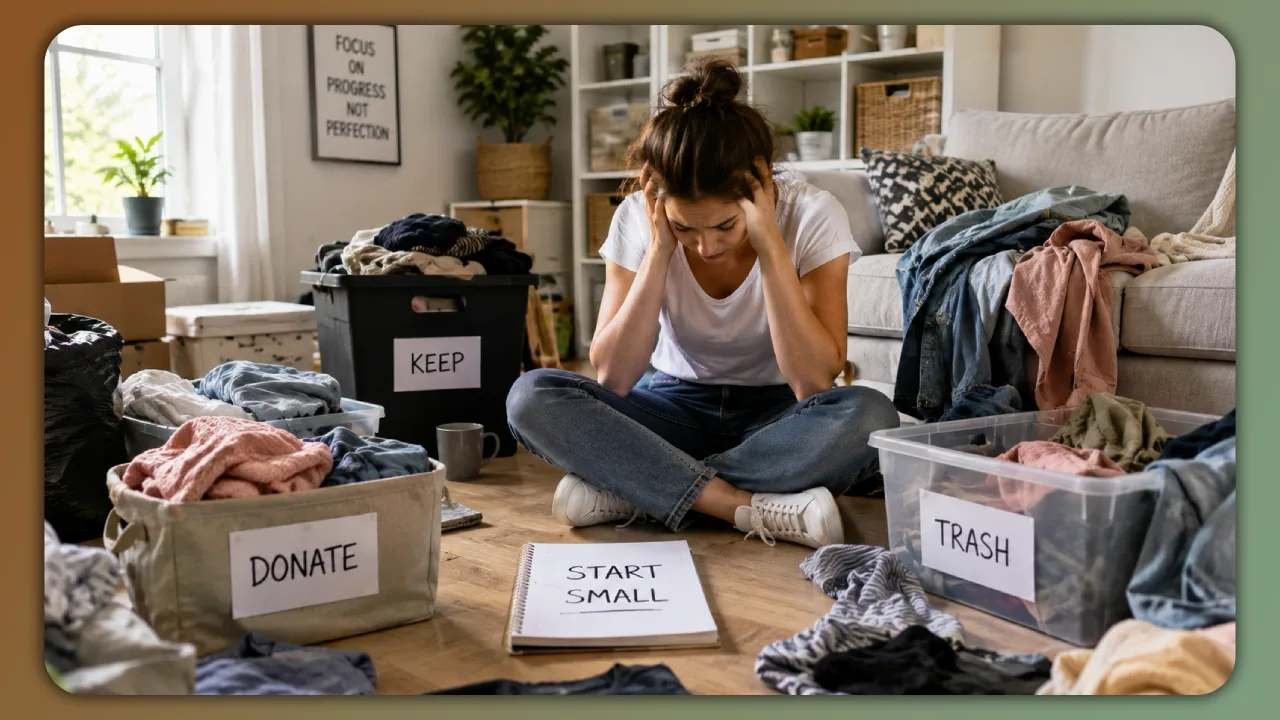 Where to Start Decluttering When You're Overwhelmed