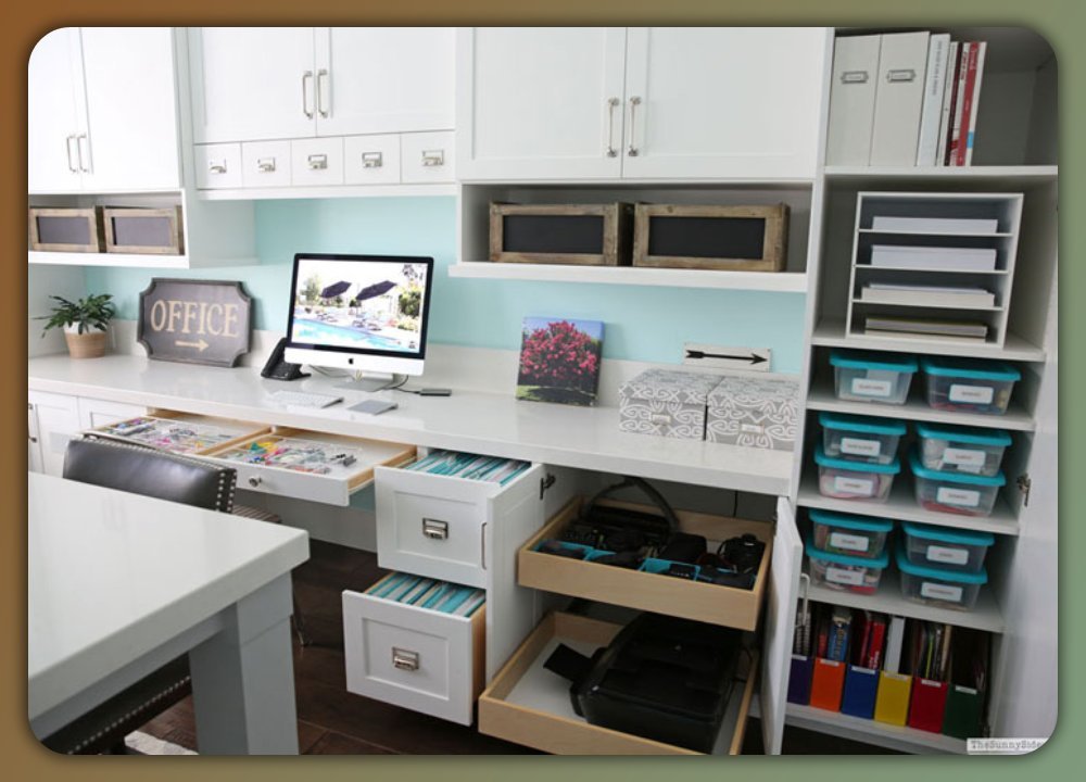 Home Office and Paper Organization Hacks